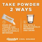 Goody's Extra Strength Headache Powder, Cool Orange Flavor, Dissolve Packs, 4 Individual Packets