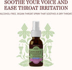Herbs Etc. Singer's Saving Grace Professional Strength Spray - Plant-Based Soothing Throat Spray for Voice Care - Comfort Irritated Tissues - Vocal Cord Support - Non-Alcohol - 1 fl oz (75 Servings)