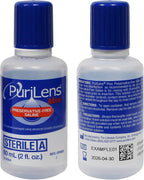 Purilens Mini Preservative-Free Contact Lens Saline 60ml (2 fl. oz.) 2 Pack
