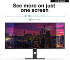 INNOCN 40C1R Ultrawide Monitor 40" WQHD 3440 x 1440p 144Hz FreeSync Premium HDR400 21:9 Computer Display 95% DCI-P3 500Nits IPS USB Type-C HDMI Tilt/Height Adjustable, Mountable