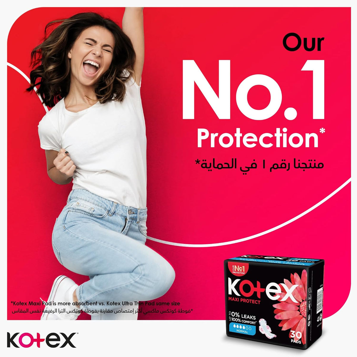Kotex Sanitary Pads With Wings