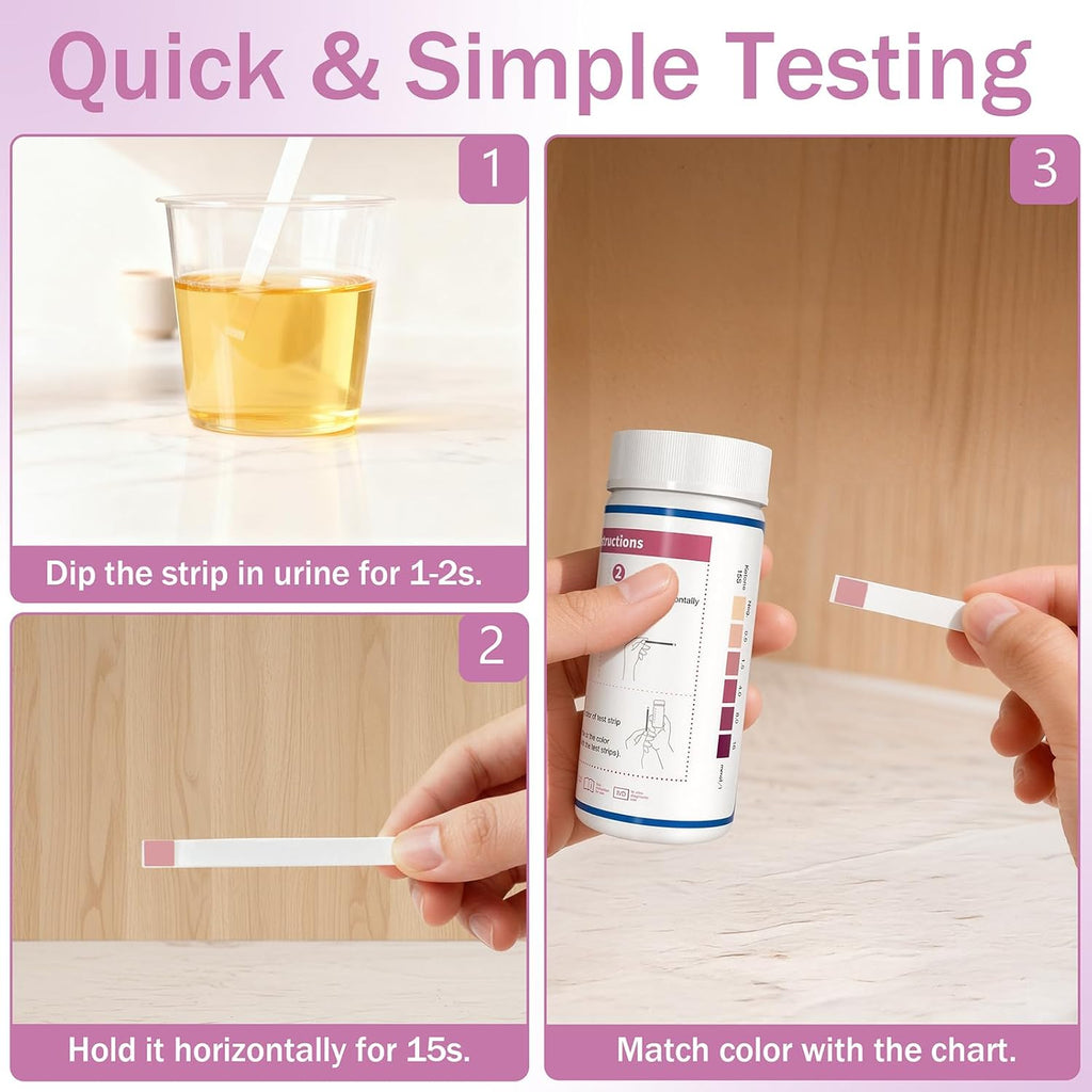 200ct Ketone Test Strips, Keto Strips Urine Test, Ketosis Test Strips