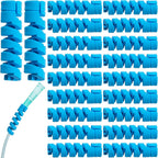 20pcs Oxygen Tube Support Crimp Straightener, Blue