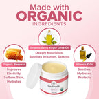 BeeFriendly Organic Vaginal Moisturizer, USDA Certified, Natural Vulva Cream For Dryness, Itching, Irritation, Redness, Chafing Of Vagina Due To Menopause & Thinning 2 oz
