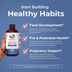 MARYRUTH'S Postnatal & Prenatal Liquid Multivitamin for Women, 16 oz, Vegan | Selenium, Folate, Healthy Fetal Development, Vegan, Non-GMO