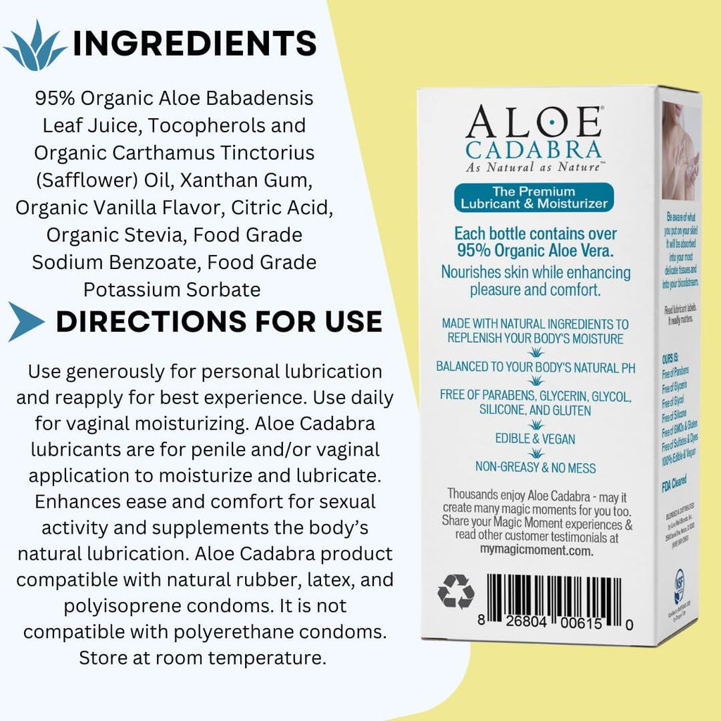 Personal Lubricants Organic