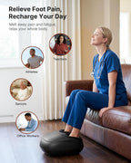 KNQZE Shiatsu Foot Massager with Heat for Plantar Fasciitis, FSA Eligible