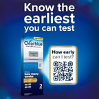 Clearblue Pregnancy Test Digital with Weeks Indicator, Tells You How Many Weeks, 2 Digital Tests