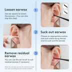 Ear Vacuum Wax Remover with 9?Level Adjustable Strong Suction | Electric Earwax Removal Kit USB Rechargeable Ear Suction Vacuum Tool, Safe Ear Wax Cleaner for Adults, Children & Kids