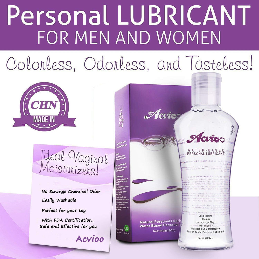 Acvioo Water Based Lubricant Gel Sex Lubricants (240ml)