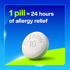 Claritin Allergy Medicine for Adults, 24-Hour Non-Drowsy Loratadine 10mg Pills, Antihistamine, 100 Tablets