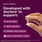 Physician's CHOICE Vaginal Probiotics for Women - pH Balance, Odor Control, Yeast Balance, Vaginal Flora & Feminine Health - 6B CFU with Organic Prebiotics and Cranberry Extract - 30 CT