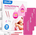 Wondfo Pregnancy Test Strips 20 Pack – Early Detection Pregnancy Tests 10 mIU hCG Urine Test Strips for Home Pregnancy Testing