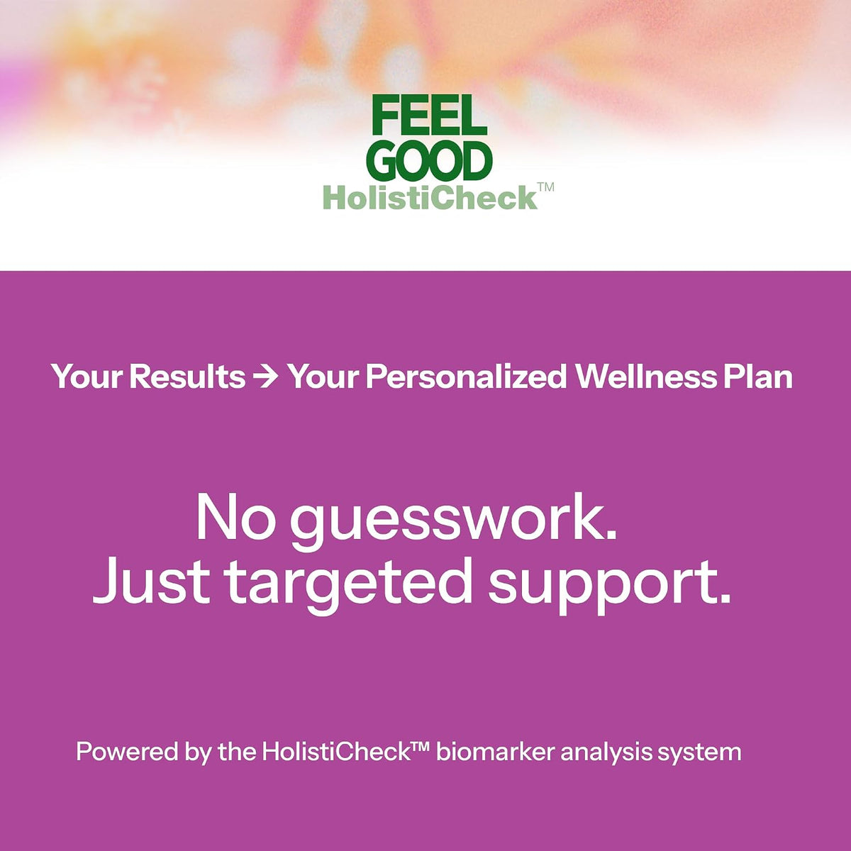 Feelgood HolistiCheck™ Women's Wellness Test, at-Home Sample Collection Kit