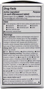 Quality Choice Effervescent Pain Relief, Original Flavor, Buffered Aspirin (NSAID) Pain Reliever and Fever Reducer, 36 Tablets (Pack of 2)