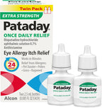 PATADAY Once Daily Extra-Strength Relief Allergy Eye Drops, 2.5 ml, 2 Pack