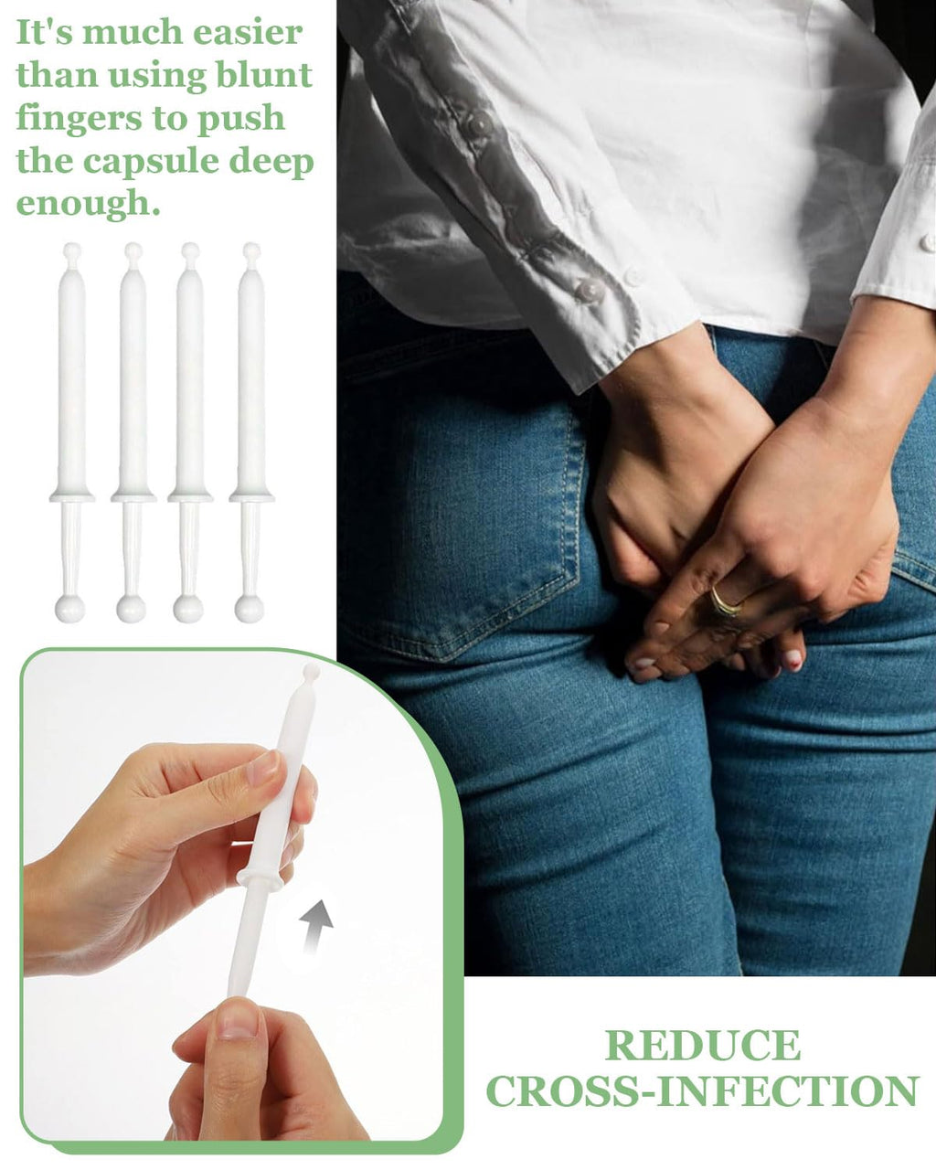 Vaginal Applicators 20 pieces
