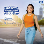 Whisper Choice XL, 6 XL Pads for medium to heavy flow, Gives Up to 100% worry-free protection all day