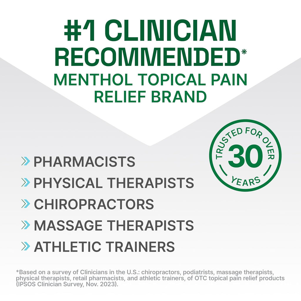 Biofreeze Professional Pain Relief Gel, Cooling Menthol, 4 FL OZ (3 pack)
