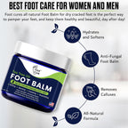 Antifungal Cream - For Itchy Feet and Skin Fungus Relief - Extra Strength Treatment for Athlete’s Foot, Ringworm, and Jock Itch. Moisturizer for Dry Cracked Feet infused with Tea Tree Oil Made in USA