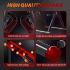 WATBKHE Power Tower Pull Up Dip Station Foldable, Pull Up Bar Station Adjustable, Multi-Function Home Gym, Strength Training Fitness Equipment, Triangular Design, for Home Outdoor