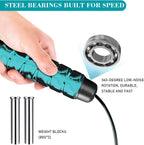 Redify Weighted Cordless Jump Rope for Fitness[Suitable for Different Ages and Levels] Ropeless Jump Rope for Boxing MMA WOD Training, BOD Rope Beachbody MBF,High Speed Rope Skipping for Narrow Space