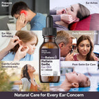 Marie Originals Mullein Garlic Ear Oil Drops for Earwax Care (1 Pack) | Olive Oil, Calendula and St Johns Wort, Herbal Ear Ache Drops, Balanced Ear Moisture 1 fl oz.
