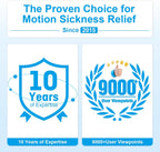 Motion Sickness Bracelets for Adults & Kids Sea Sickness Wristbands for Travel Anti Nausea Bands for Motion & Morning Sickness Relief for Pregnant Women-Ideal for Car Air Cruise Travel-Star Light