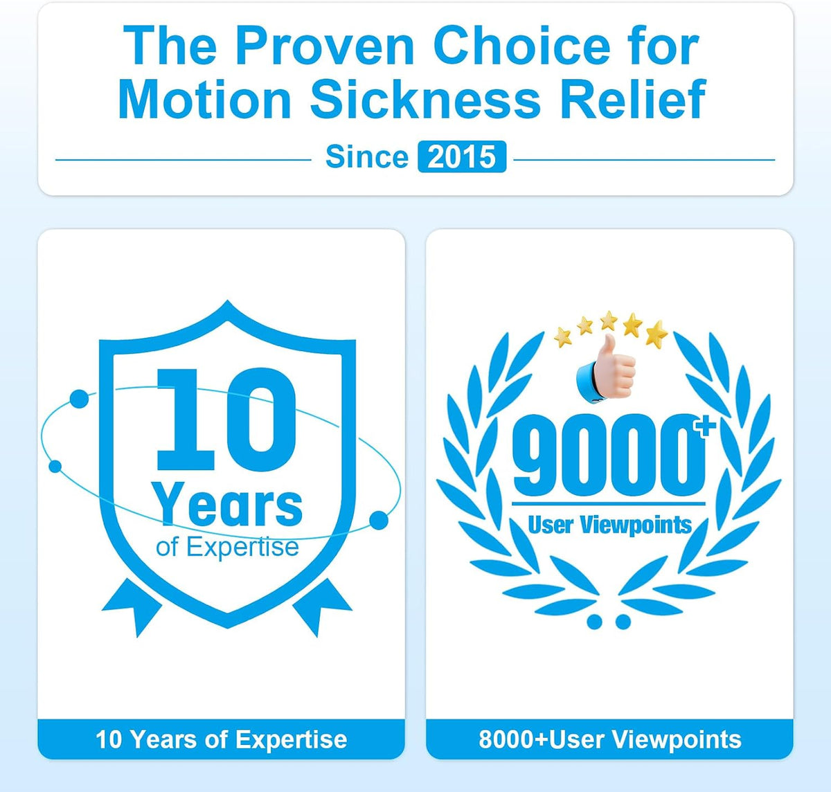 Motion Sickness Bracelets for Adults & Kids Sea Sickness Wristbands for Travel Anti Nausea Bands for Motion & Morning Sickness Relief for Pregnant Women-Ideal for Car Air Cruise Travel-Star Light