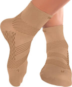 TechWare Pro Plantar Fasciitis Socks - Ankle Compression Socks for Women & Men. Achilles Tendonitis Brace & Foot Arch Support