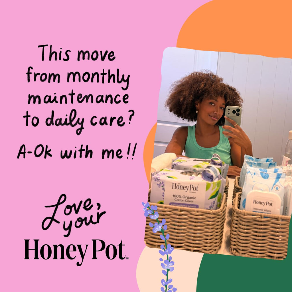 The Honey Pot Company - Feminine Wipes - Sensitive - pH Balanced