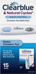 Clearblue & Natural Cycles Birth Control Ovulation Test Refill Pack, 15 Digital Ovulation Tests