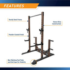 Steelbody Industrial Inspired Heavy Duty Home Gym System for Bodybuilding and Strength Training Available for Full Cage, Squat Rack and Power Tower