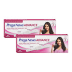 Prega News Advance, HCG Home Pregnancy Test, Midstream Urine Test Kit, One Step Pregnancy Test, Easy to Use, Accurate Result in Just 3 Minutes x Pack of 1 (2)