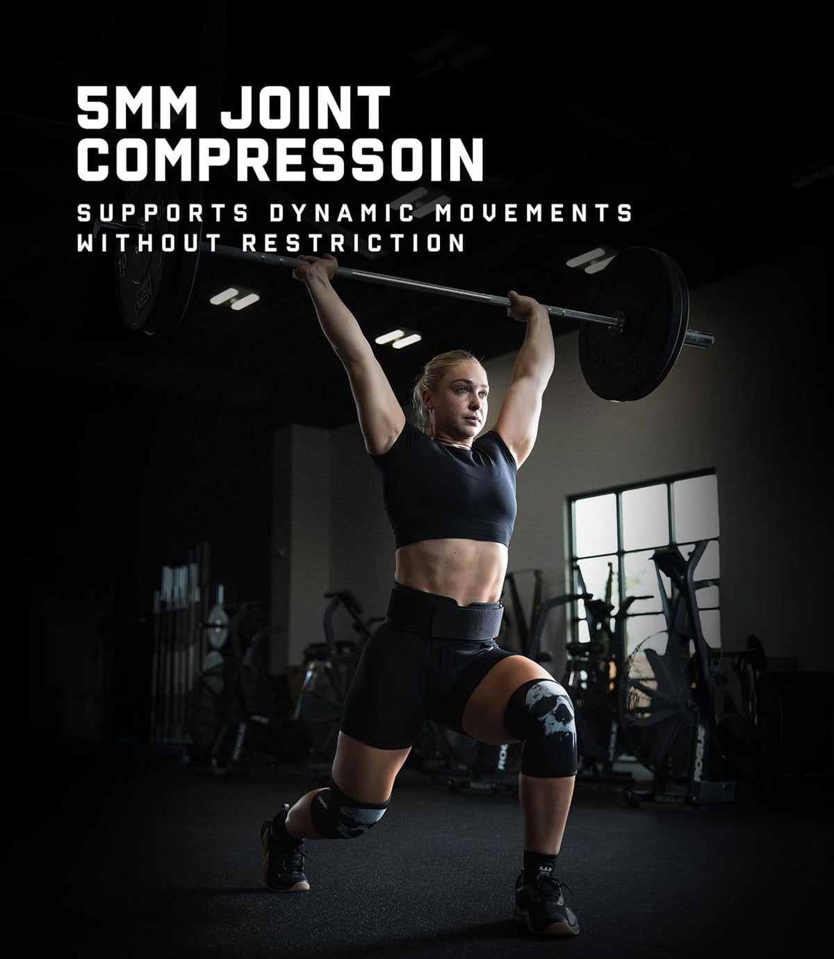 Gymreapers 5MM Knee Sleeves for Weightlifting, Squats, Powerlifting, and Functional Training – Compression Knee Support for Men & Women – Joint Protection & Recovery – Pair