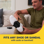 Dr. Scholl's® Plantar Fasciitis & Achy Feet Relief Arch Support Sleeve, Cushioned Arch Supports, Compression Band, Foam Pad Insert, Non Slip Sole, All-Day Wear, Morning to Night, Unisex 1 Pair