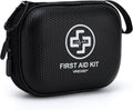 Mini First Aid Kit - 150 Piece Small Waterproof Hard Shell Medical Kit | Compact First Aid Kit with Comprehensive Supplies for Home, Car, Truck, Travel, Camping, Hiking, Sports, Office & Outdoor