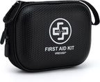 Mini First Aid Kit - 150 Piece Small Waterproof Hard Shell Medical Kit | Compact First Aid Kit with Comprehensive Supplies for Home, Car, Truck, Travel, Camping, Hiking, Sports, Office & Outdoor