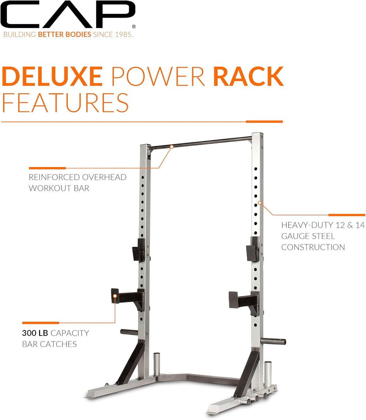 CAP Barbell FM-8000F Deluxe Power Rack Color Series
