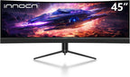 INNOCN 45C1R 45" 5K2K 5120 x 1440p Ultrawide Curved Gaming Monitor, R1500, HDR400, USB Type-C 90W Power Delivery, PIP/PBP, Built-in Speaker, Height Adjustable, Black