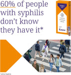 First To Know® Syphilis Test, in Home Fingerstick Blood Test with in Home Result in 15 Minutes, Discrete, Lab Accurate Testing (1 Test)