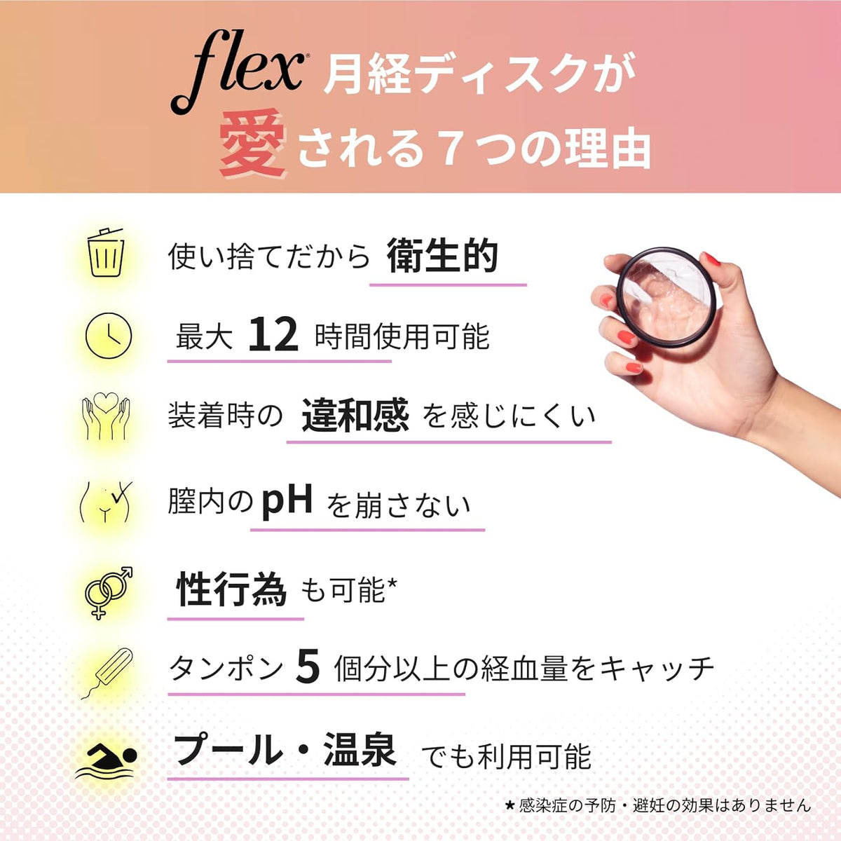 The Flex Company Menstrual Discs Disposable 12 pieces 60ml