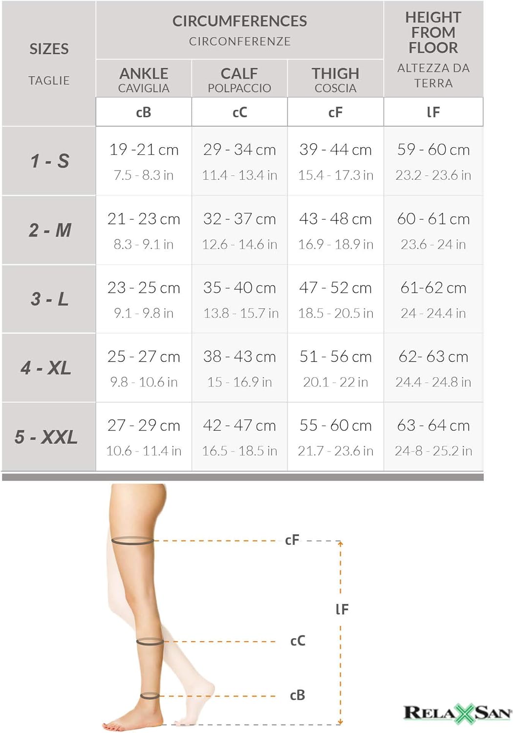 Relaxsan M1170A Self Adhesive Open Toe Compression Class 1 Tights - K1 Microfiber