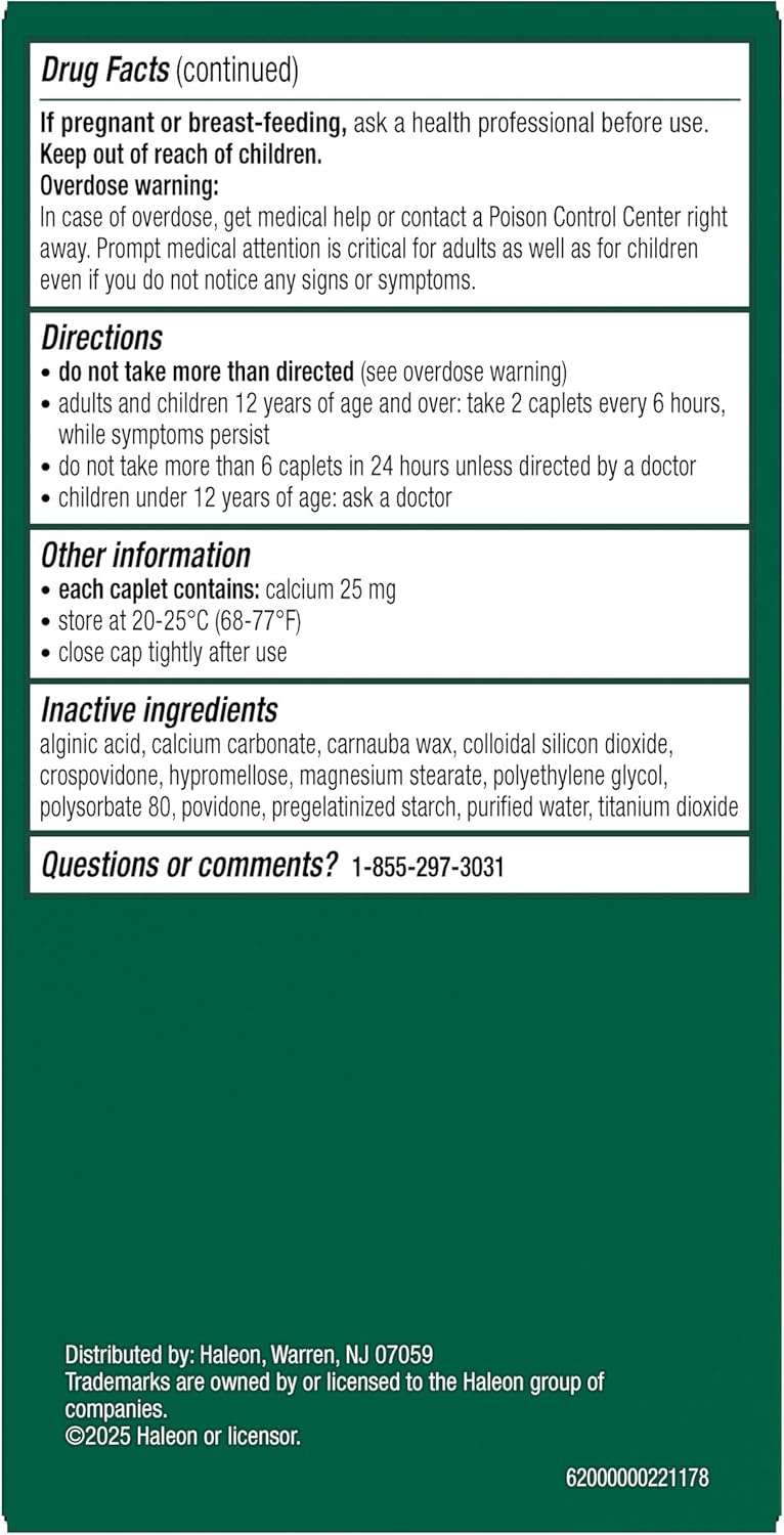 Excedrin Rapid Relief Caplets, 500mg Acetaminophen, 160 Count? | Clinically Proven to Absorb Fast for Pain Relief That Begins in 15 minutes , Caffeine Free, Aspirin Free?