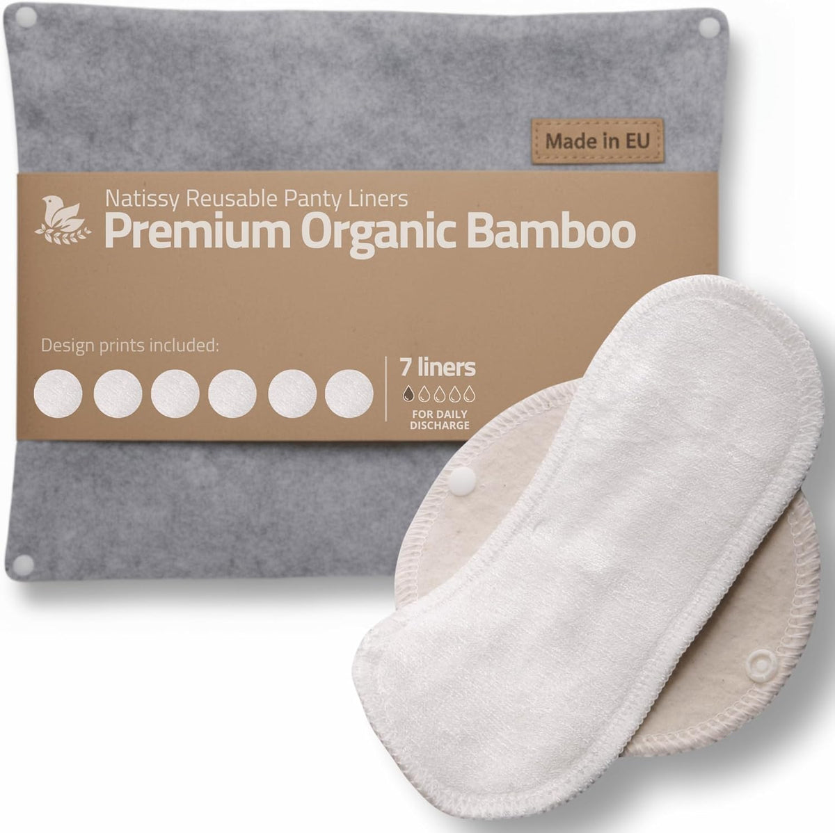 Waschbare Panty Liners Reusable Organic