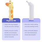 Baby Thermometer for Kids, Fever Buddy Giraffe | Digital Infrared No-Touch Forehead & Ear Thermometer, 3-in-1 Contactless Thermometer with Fever Indicator
