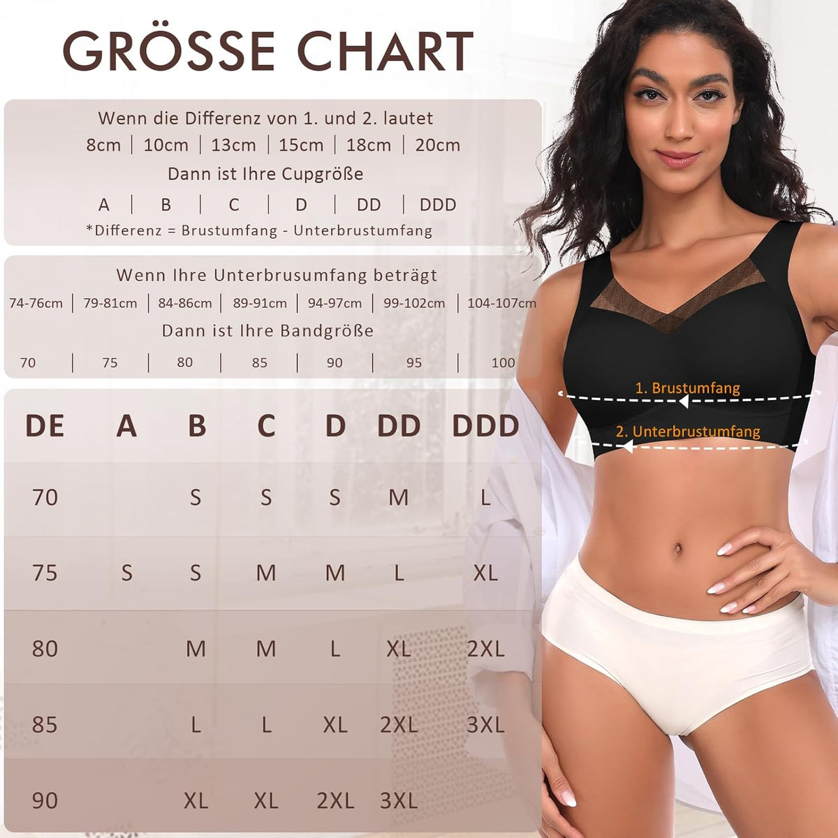 Damen-BH Bras Wire-Free