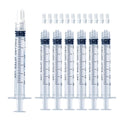 3mL Luer Lock Syringe (No Needle) - Sterile, Individually Wrapped - Pack of 30, Accurate Liquid Measurement, Leak-Proof Design