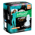 Whisper bindazzz Nights Pads For Women, XXX-Large Pack of 20 pads Scent: unscented