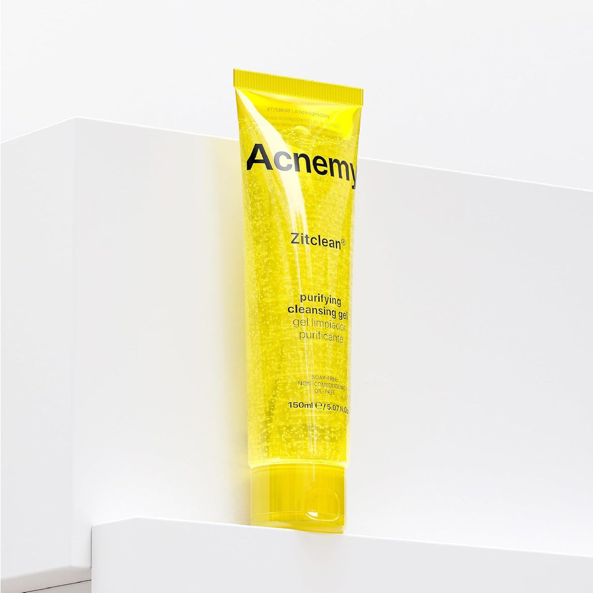 ACNEMY ZITCLEAN® Active Cleansing Facial Gel 150 ml – for Oily and Combination Skin with Acneic Tendency, Purifying, Gentle Exfoliation